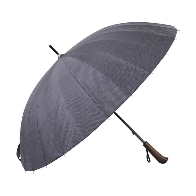 Life style wood handle 24 ribs manual umbrella - Kyoto
