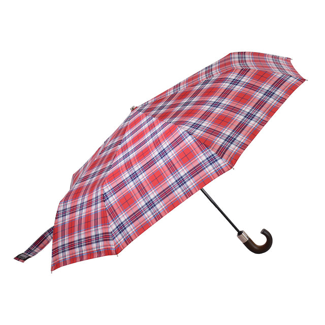 Life style wood handle telescopic umbrella - Chicago