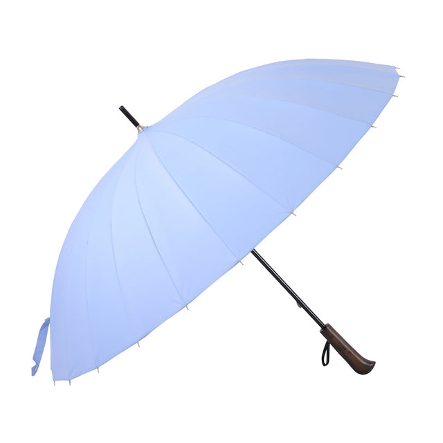 Life style wood handle 24 ribs manual umbrella - Ibiza
